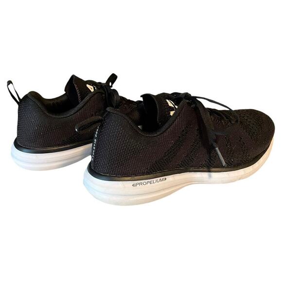 APL TechLoom Pro Running Sneaker Men’s 7 Black / White / Gum Walking Comfort - Picture 8 of 16